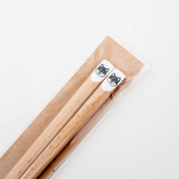 Shiba Dog Wooden Chopsticks