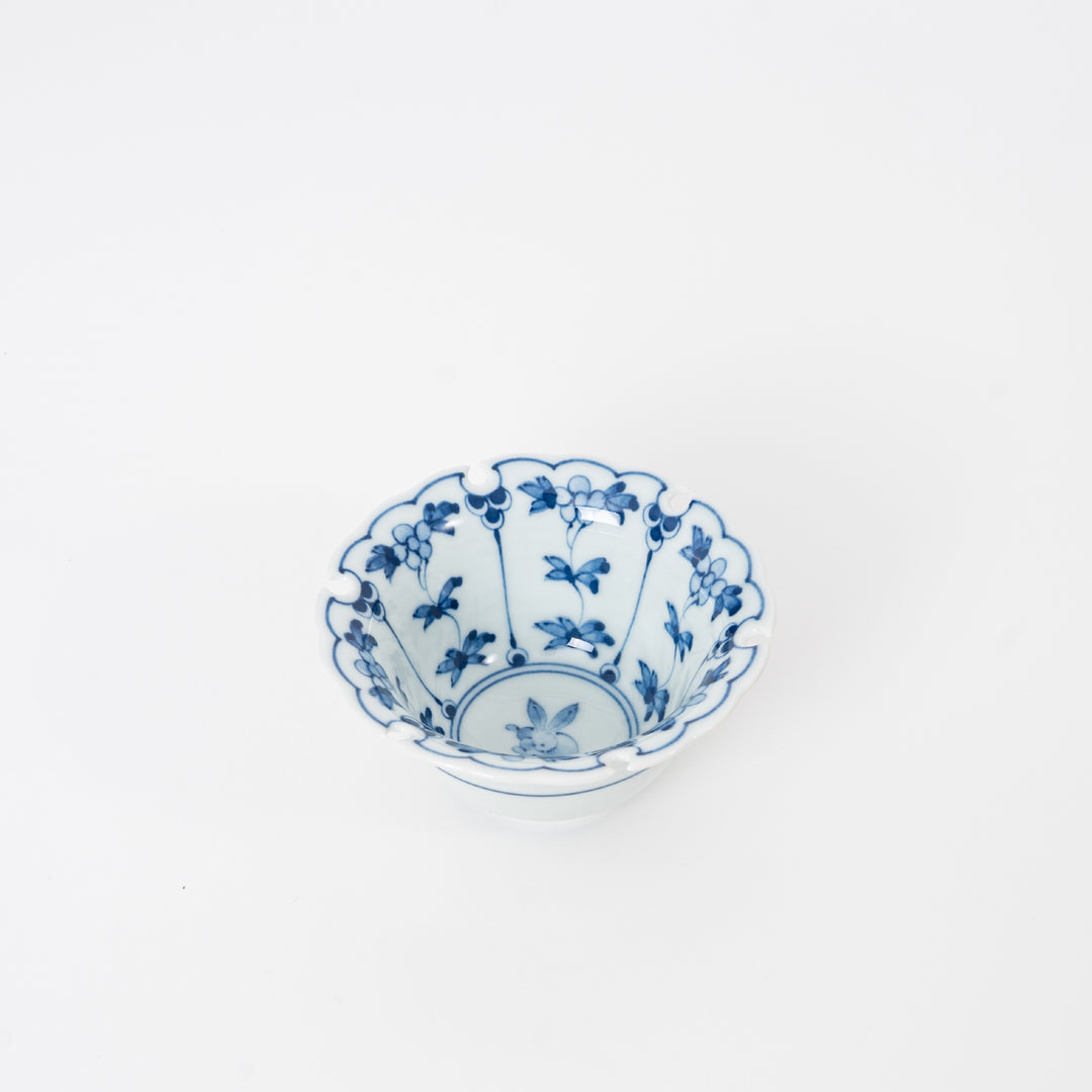 Flower & Rabbit Crest Mini Bowl – Hasami Ware