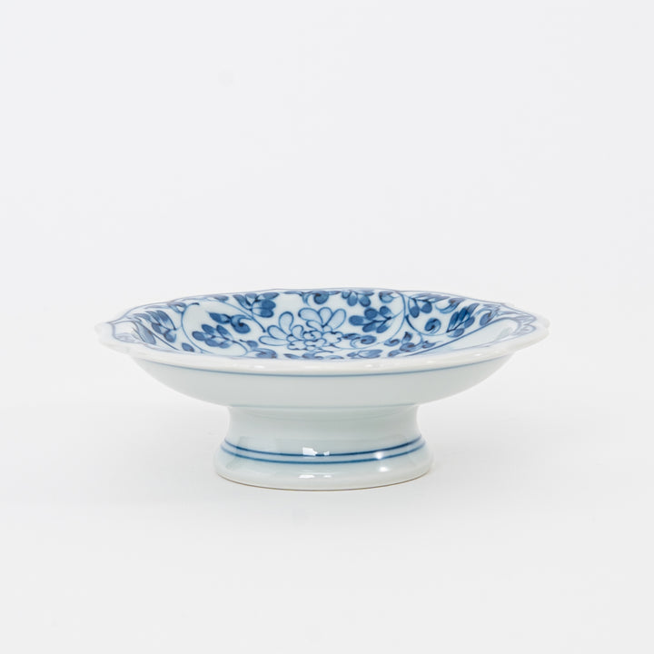 Hyakusan Zu Landscape Footed Dish – Hasami Ware