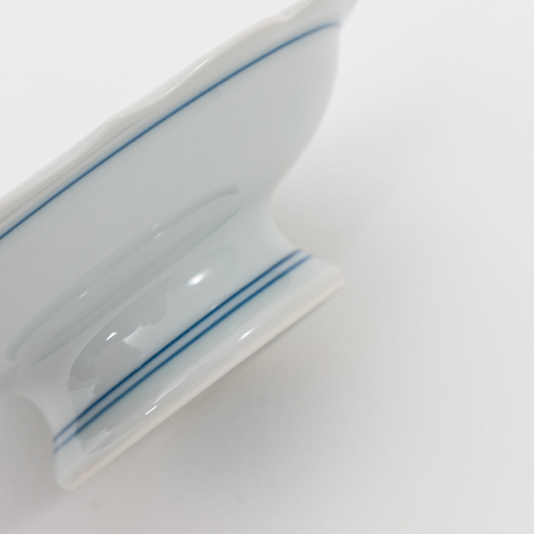 Hyakusan Zu Landscape Footed Dish – Hasami Ware