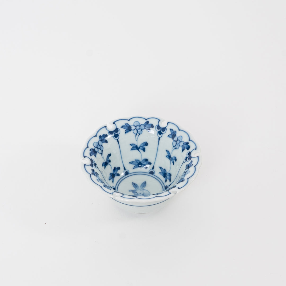 Flower & Rabbit Crest Mini Bowl – Hasami Ware