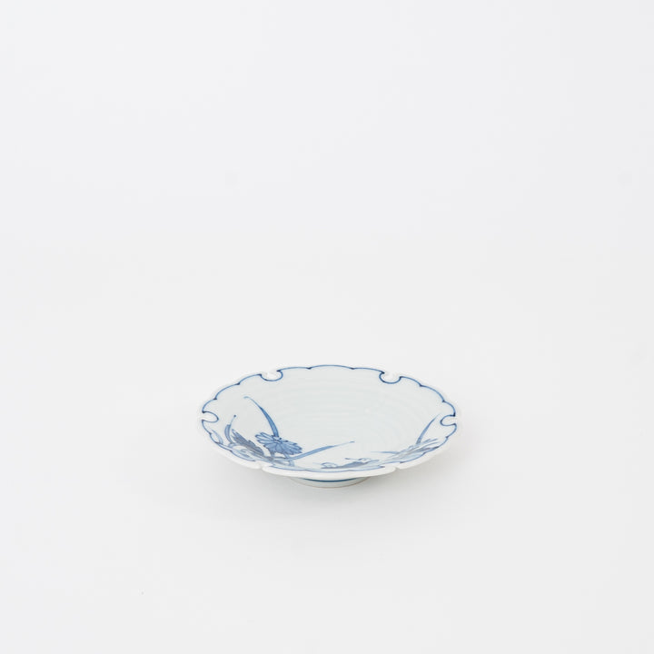 Floral & Bird Motif Small Dish – Hasami Ware