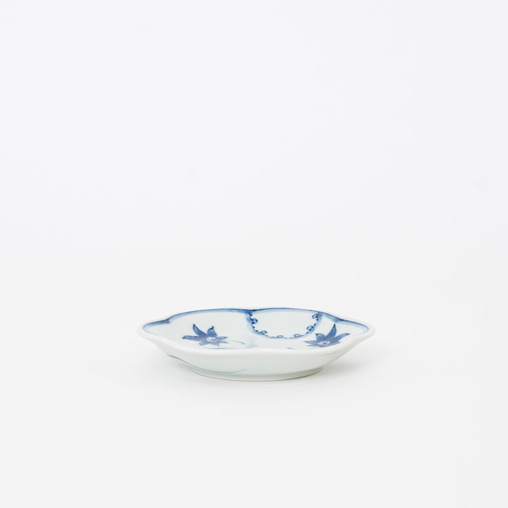 Scalloped Rim Plate – Hasami Ware Blue & White