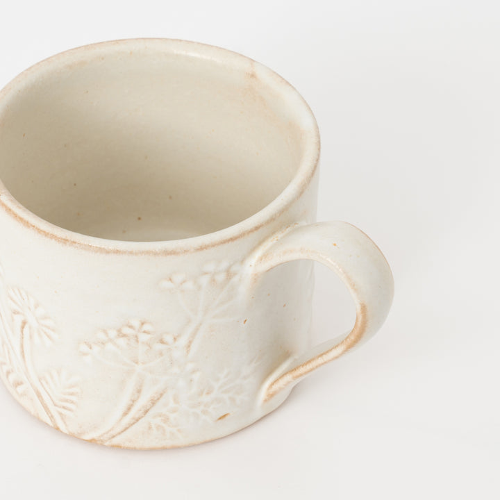 Mashiko Yaki Floral Tableware – Handmade Japanese Mug & Plates