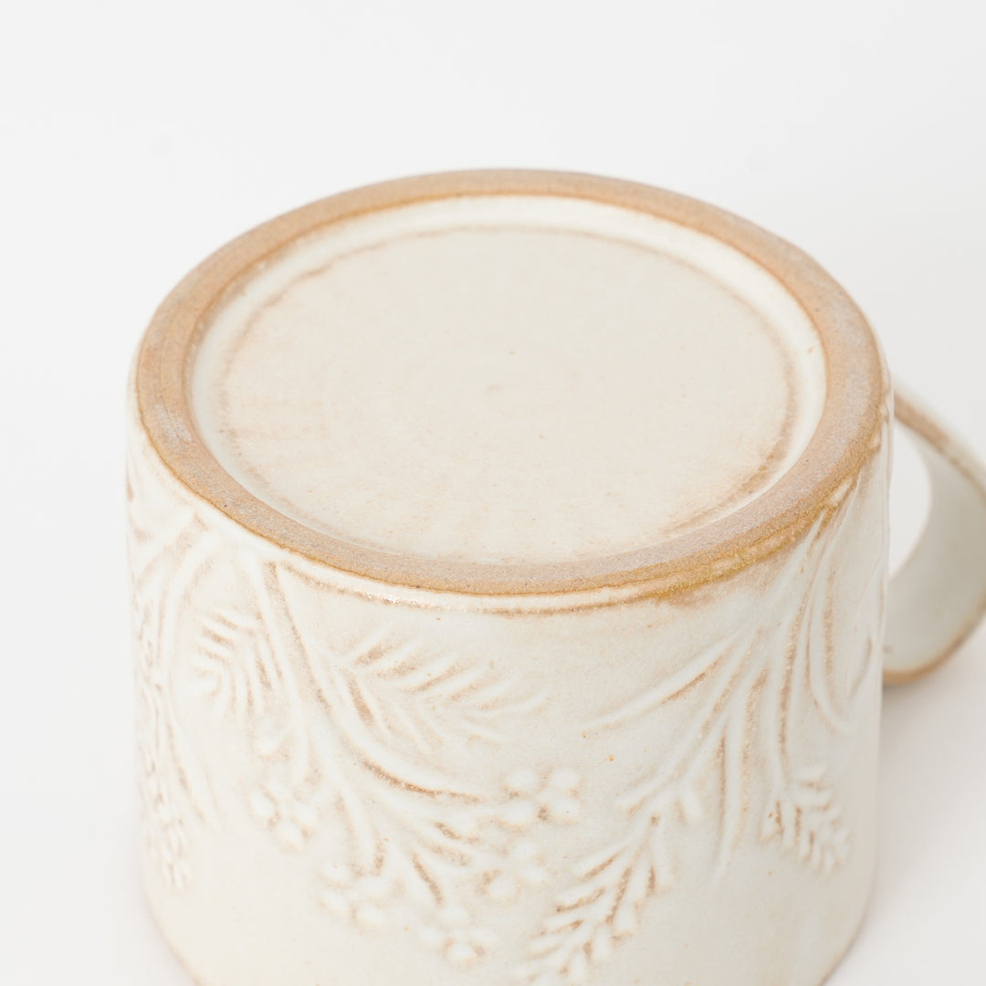 Mashiko Yaki Floral Tableware – Handmade Japanese Mug & Plates