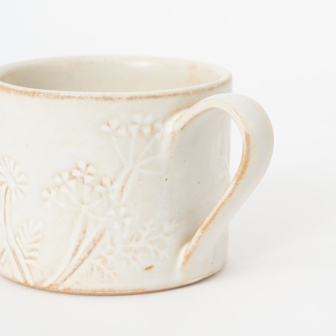 Mashiko Yaki Floral Tableware – Handmade Japanese Mug & Plates