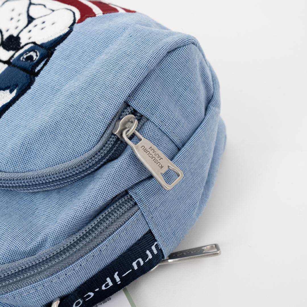 Embroidered Cat & French Bulldog Mini Crossbody Bag