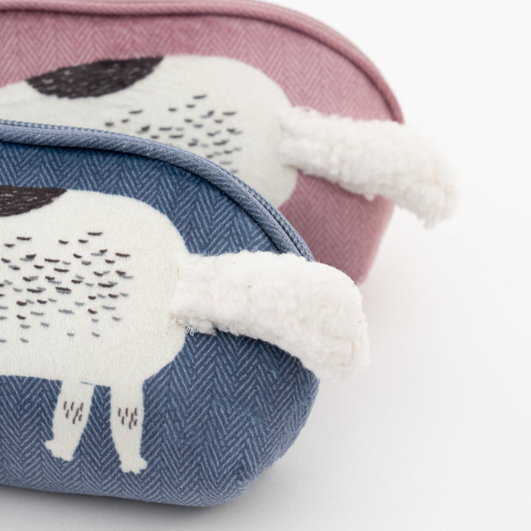 Kusuguru Japan "Nago Cat" Embroidered Eyewear Case