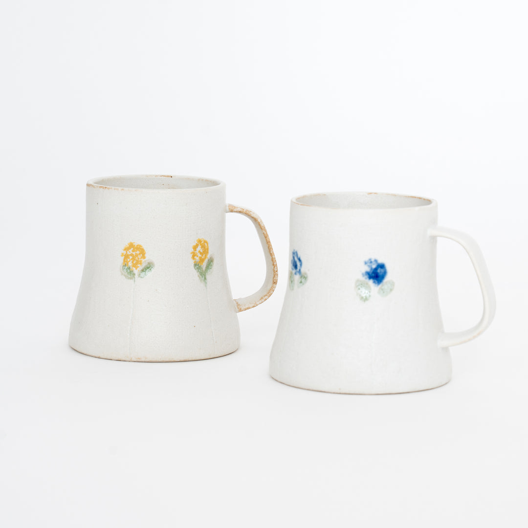 Mt. Fuji Shape Japanese Ceramic Mug