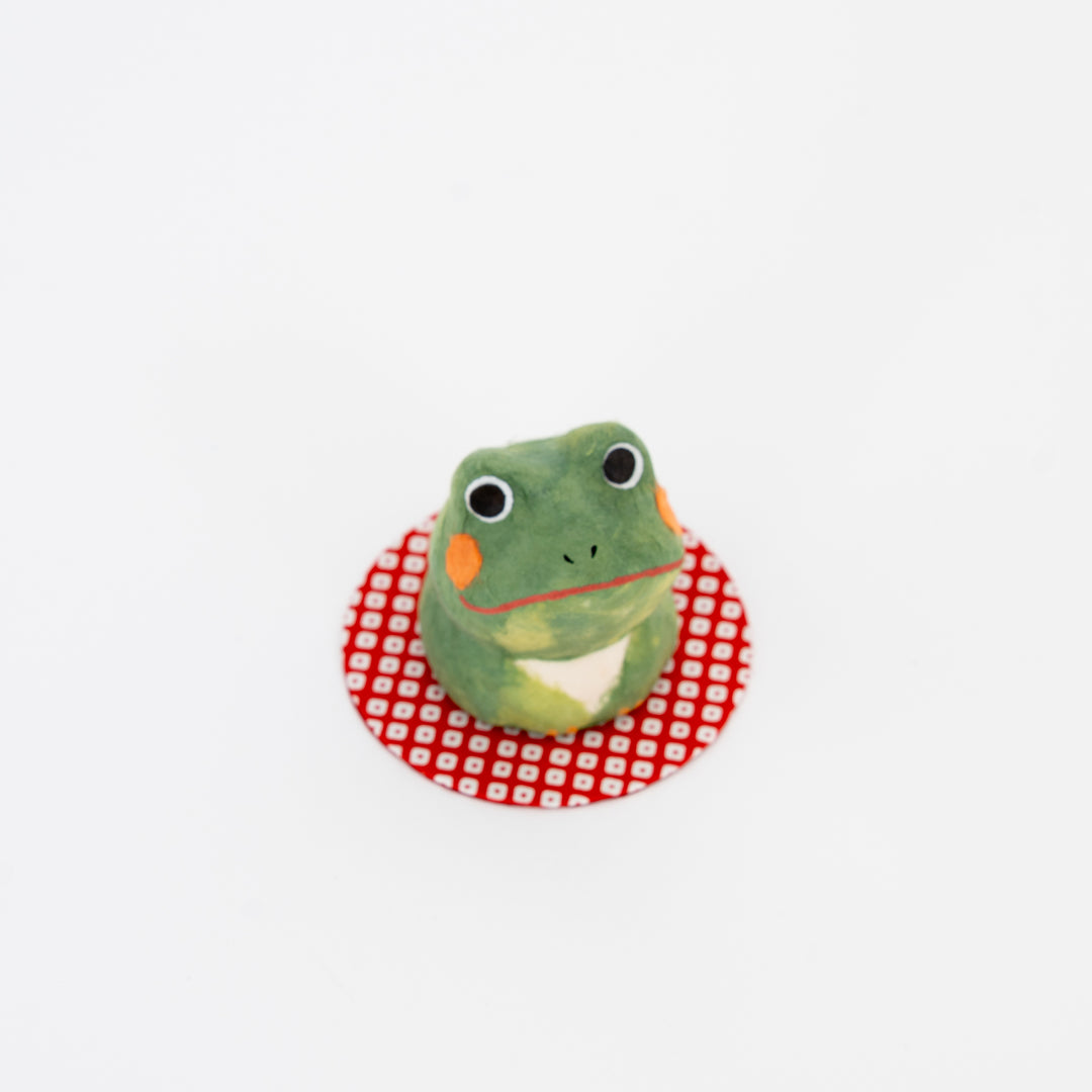 japanese paper frog ornament small decorative object