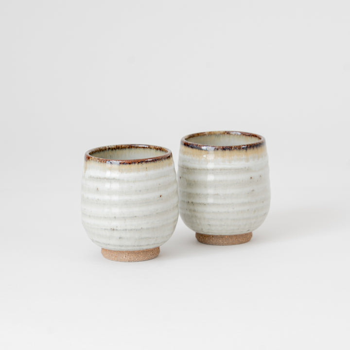 Shigaraki Ware Hagi Iron Style Yunomi Cup