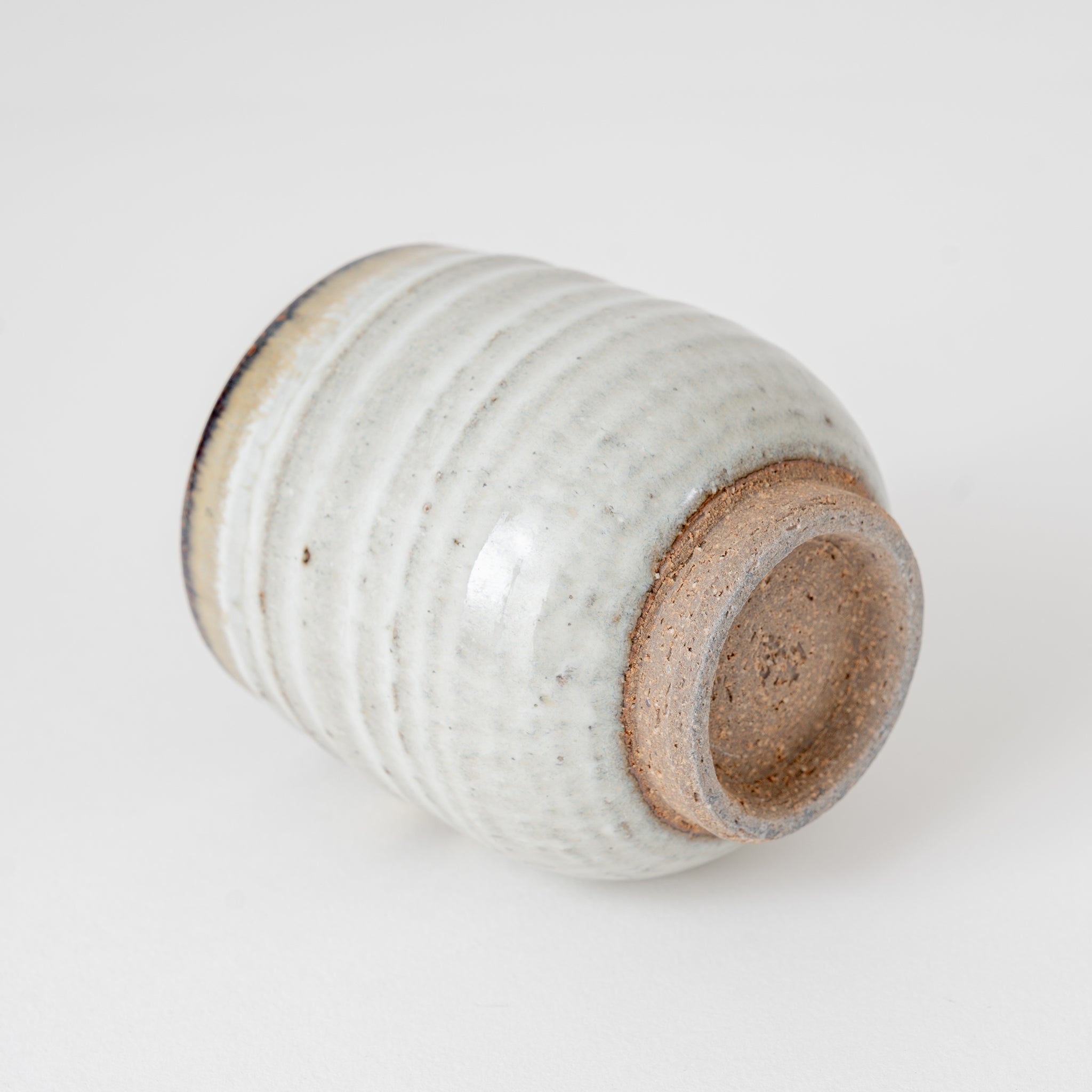 Handmade Shigaraki Ware Yunomi Cup – Hagi Iron Style Tea Cup from