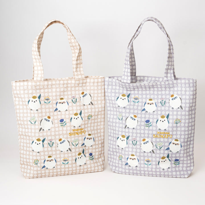 Kusuguru Japan Shimapu embroidered bird large shoulder tote bag