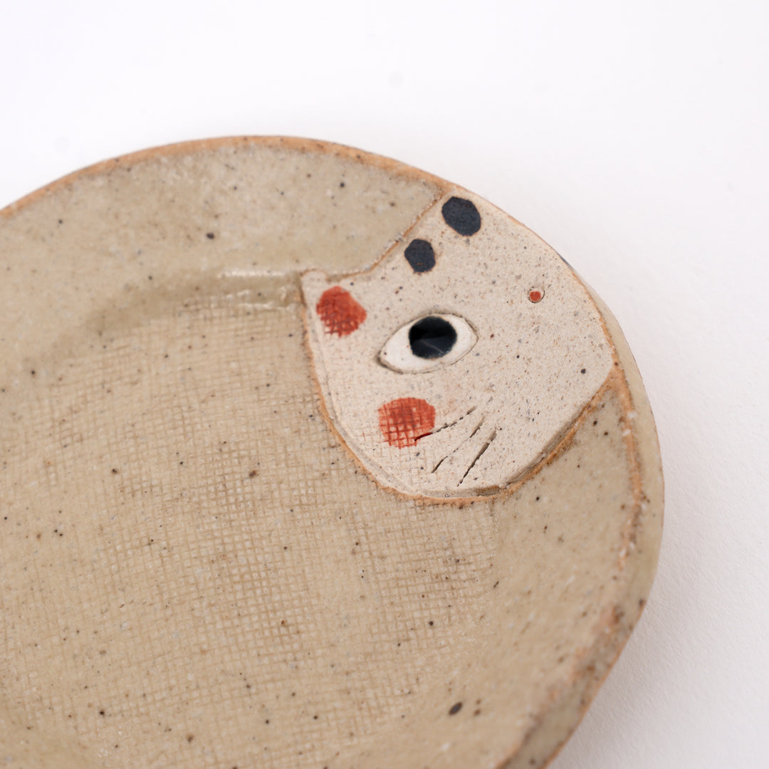 Handmade Cat Mini Dish – Round