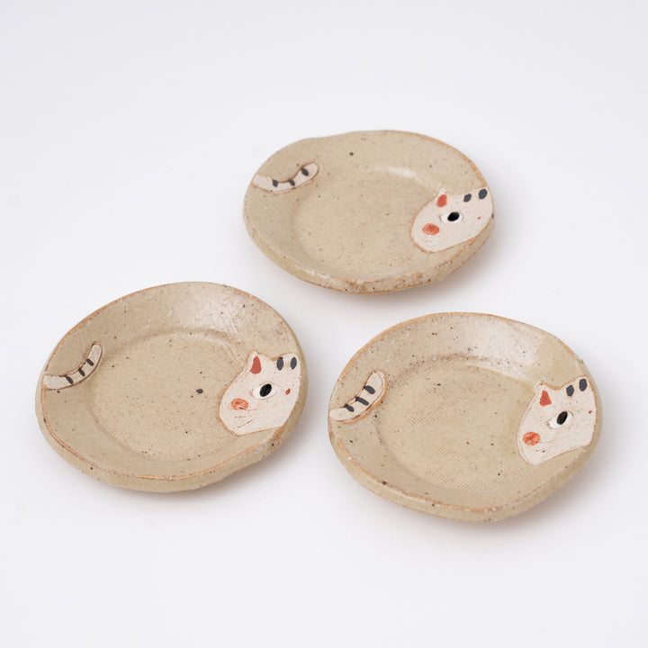 Handmade Cat Mini Dish – Round