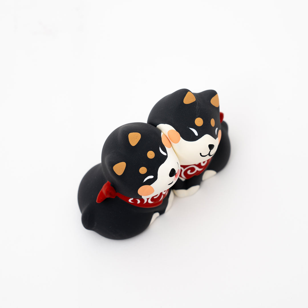 Ceramic Cute Mini Shiba Dog Figurine