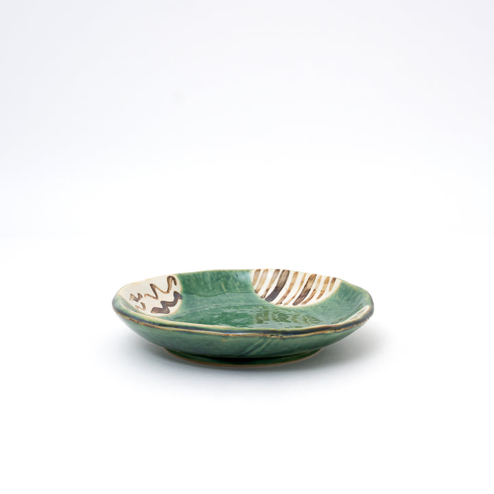 Handmade Oribe Plate | Bowl