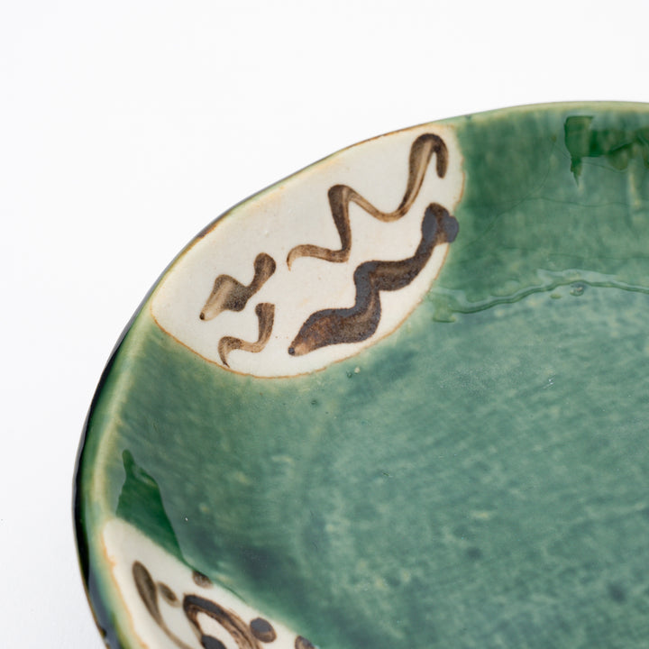 Handmade Oribe Plate | Bowl