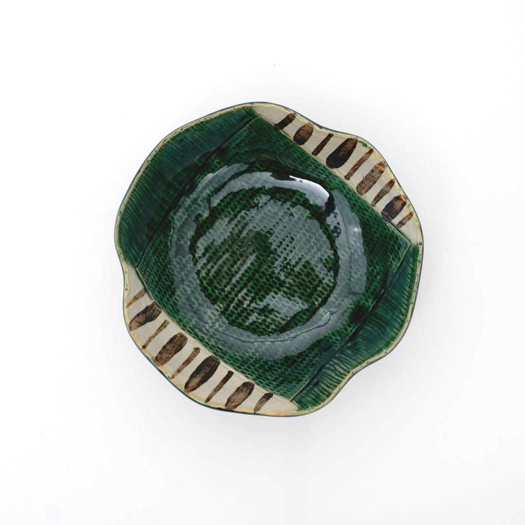 Handmade Oribe Plate | Bowl