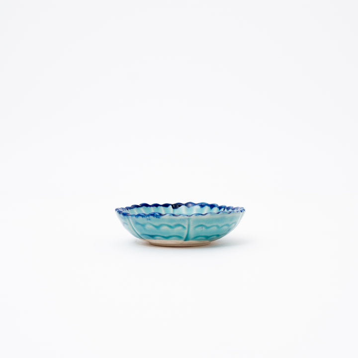 Handmade Blue Floral Mini Dish