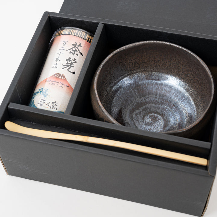 Handcrafted Wabi-Sabi Japanese Matcha Bowl Set