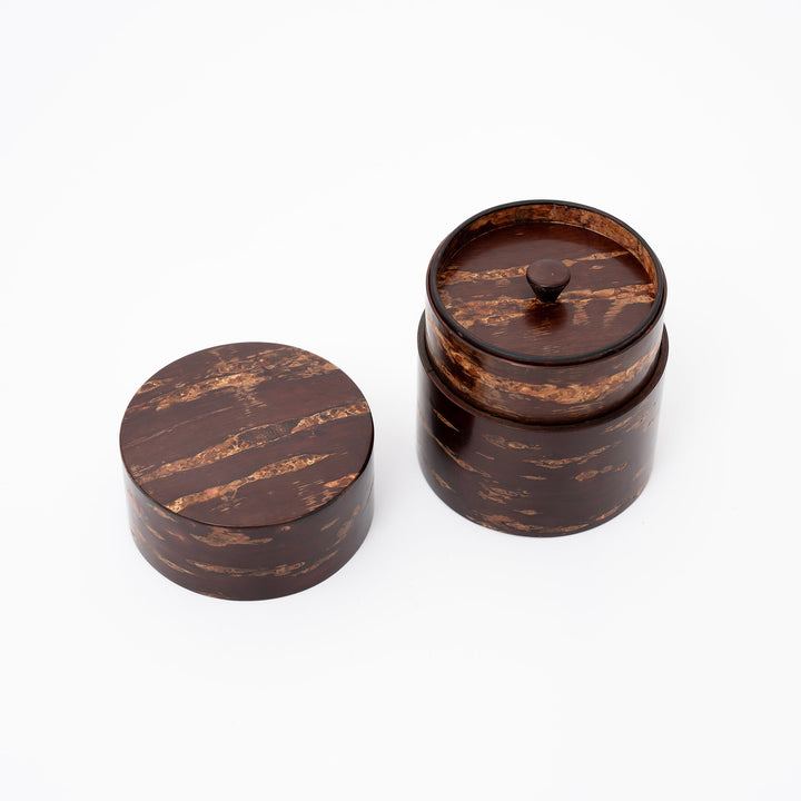 Handcrafted Yatsuyanagi Akita Cherry Bark Tea Canister