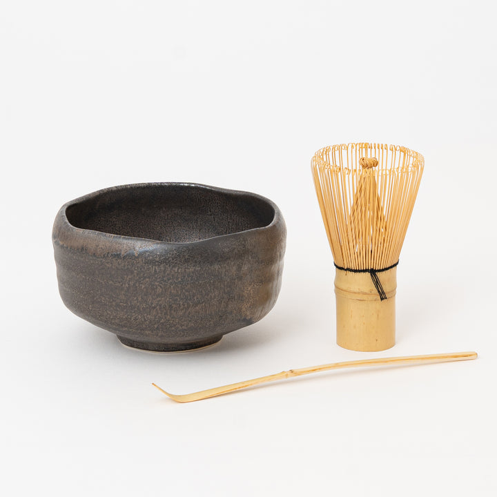 Handcrafted Wabi-Sabi Japanese Matcha Bowl Set