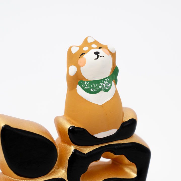 Small Kissho Shiba Inu Figurine