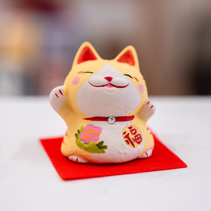 Handmade Cute Ceramic Small Lucky Cat