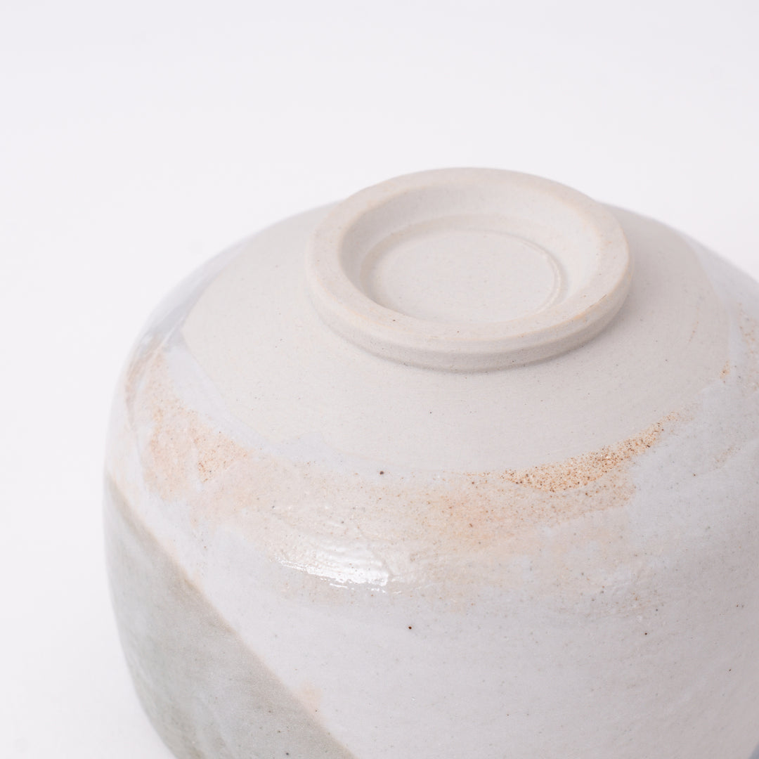 Mino Ware Blue & Sage Matcha Bowl
