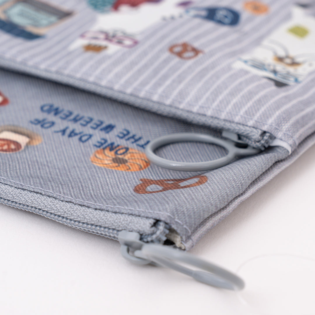Kusuguru Japan Cat Card Holder Coin Purse Pouch