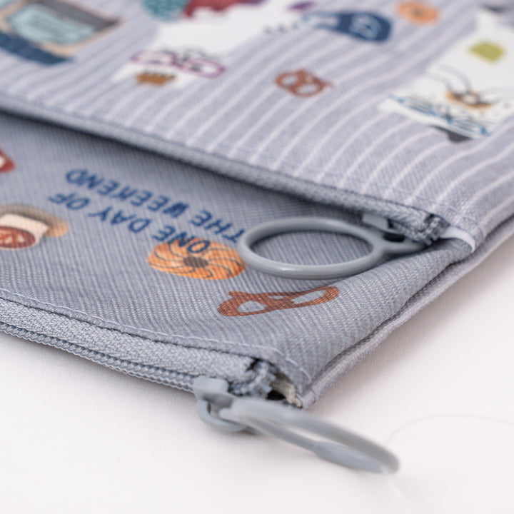 Kusuguru Japan Cat Card Holder Coin Purse Pouch