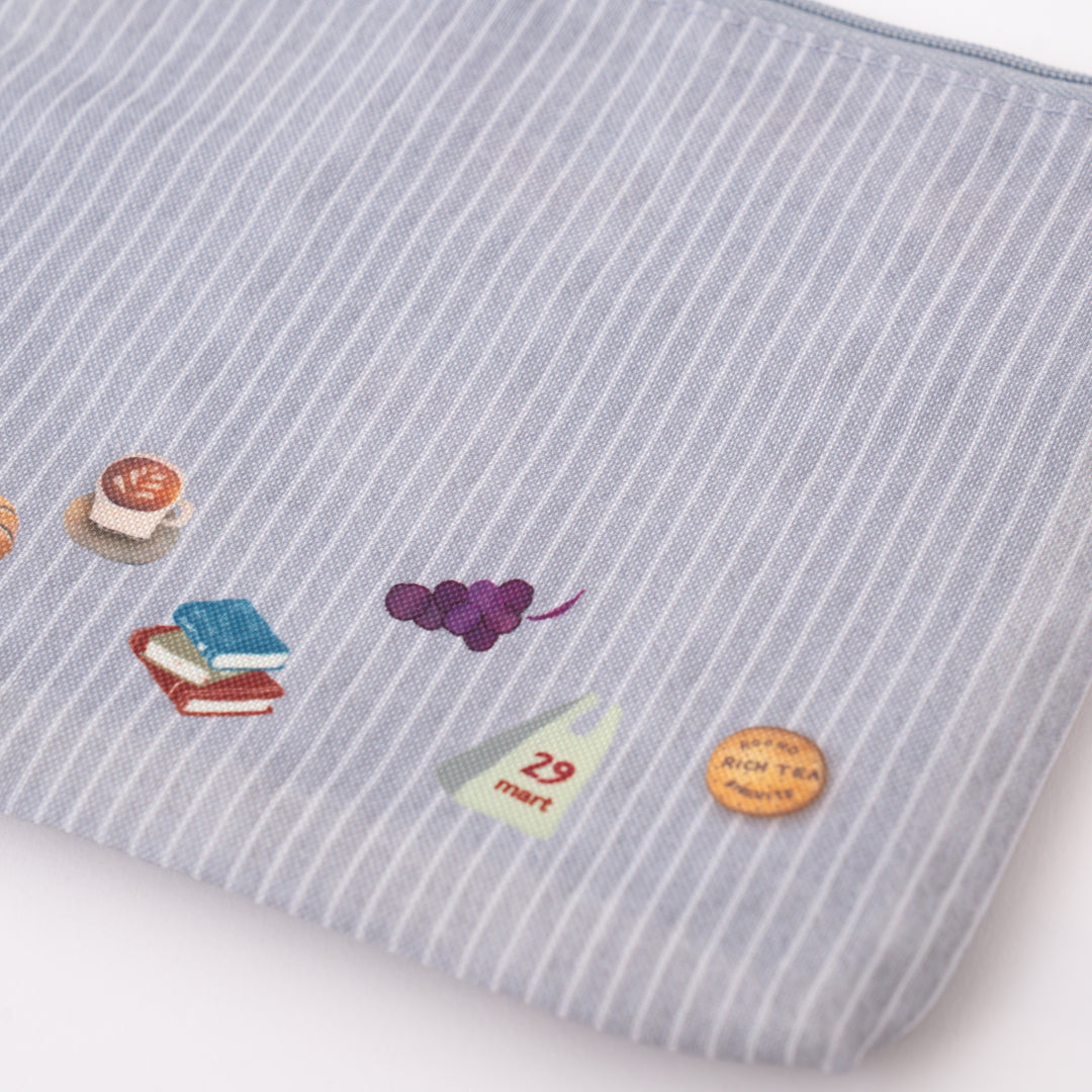 Kusuguru Japan Cat Card Holder Coin Purse Pouch