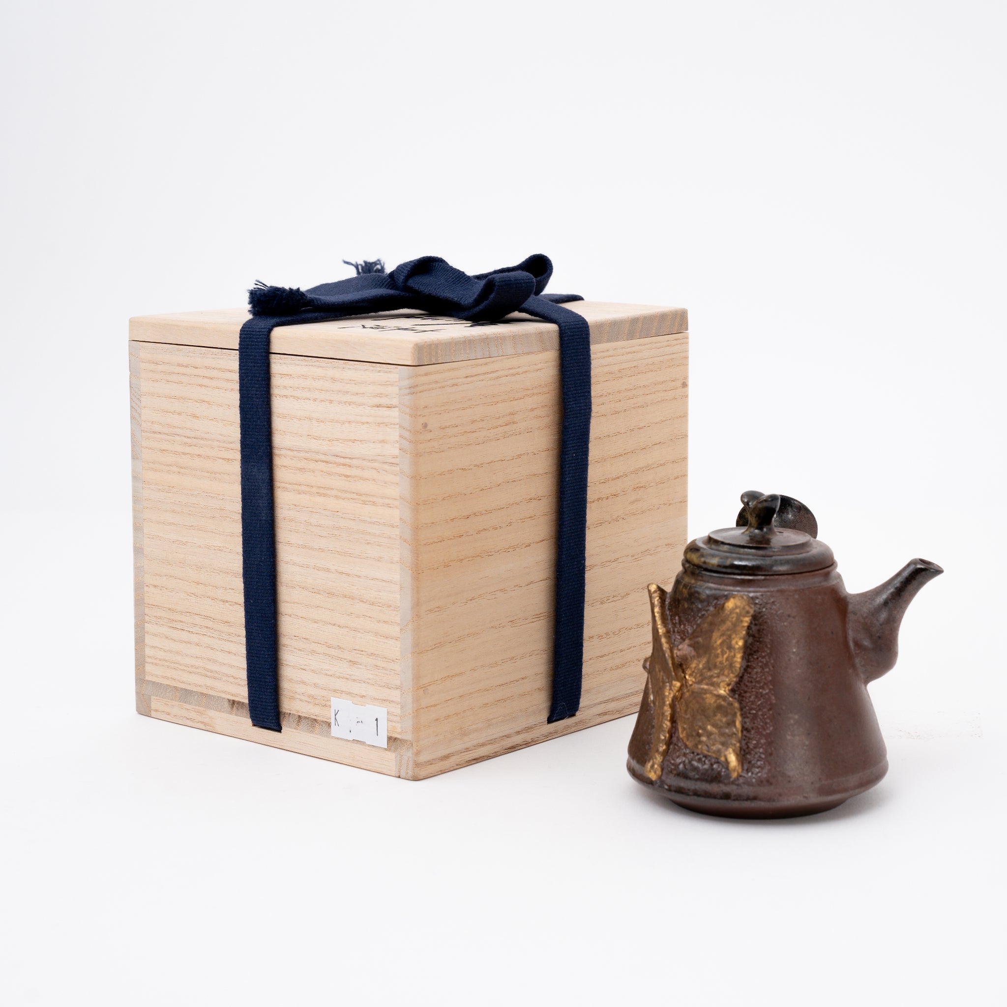 アンティーク雑貨 yakisoba Masterpiece Tokoname Yaki Teapot by Renowned Artisan Yohei