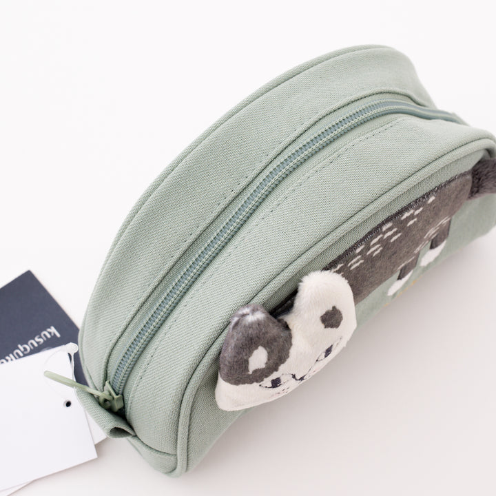 Kusuguru Japan Matildasan Cat Canvas Cosmetic Pouch Organize
