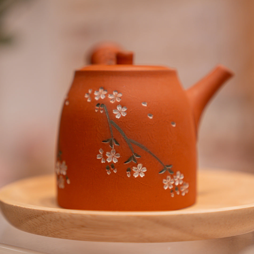 Handmade Tokoname Yaki Japanese Kyusu Teapot - 190cc by Aomine