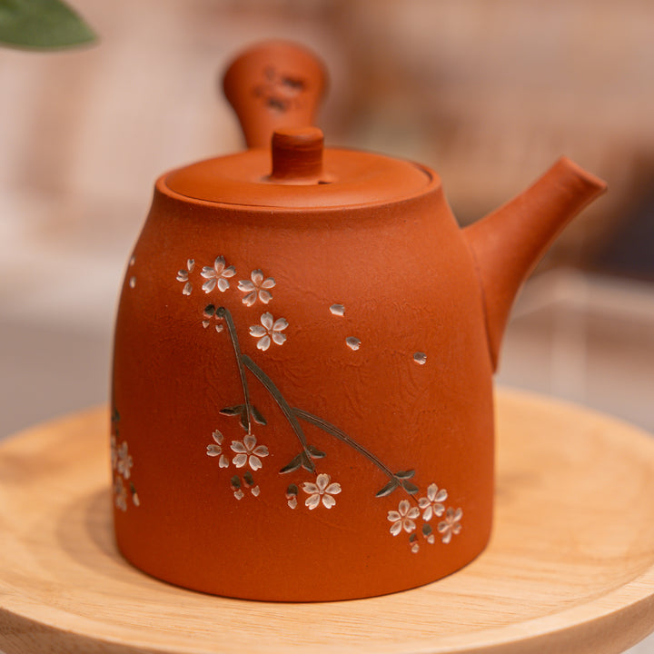 Handmade Tokoname Yaki Japanese Kyusu Teapot - 190cc by Aomine