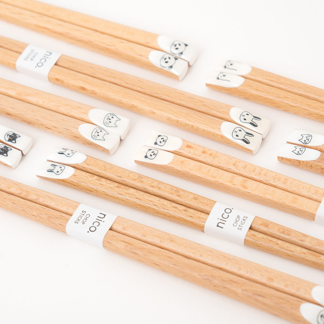 Natural Wooden Animal Chopsticks