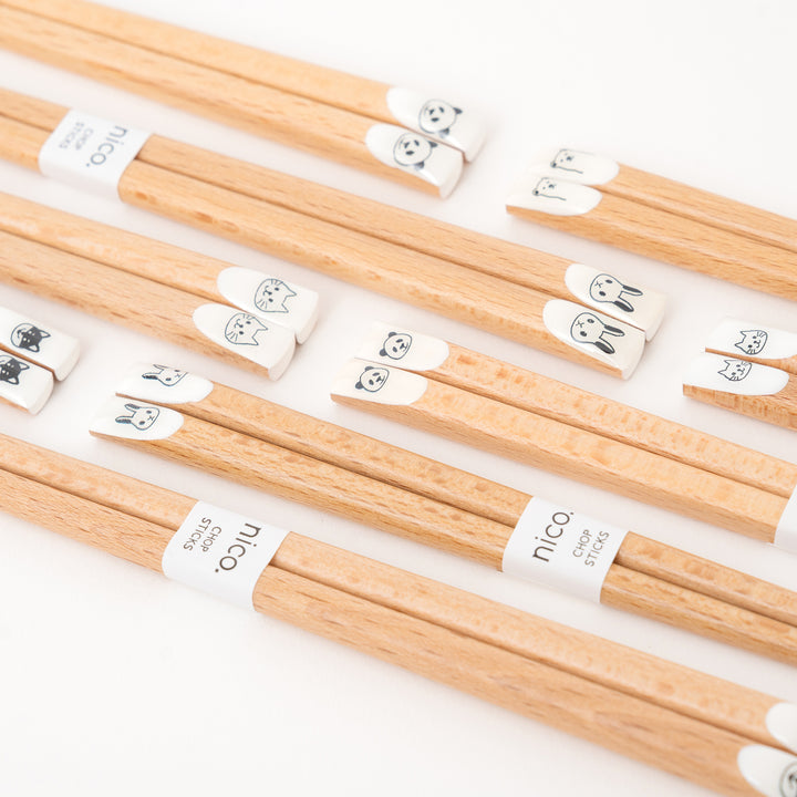 Natural Wooden Animal Chopsticks