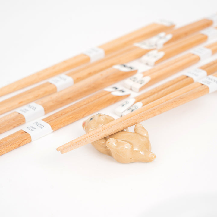 Natural Wooden Animal Chopsticks