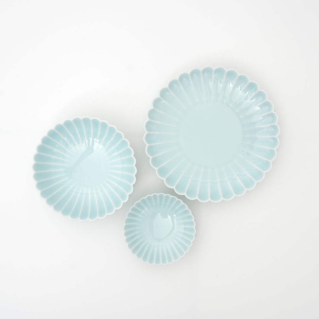 Japanese  Hasami Blue Dinnerware Set