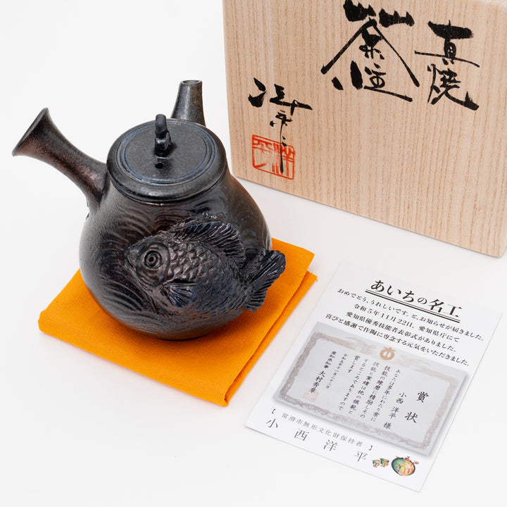 MASTERPIECE TOKONAME TEAPOT BY YOHEI KONISHI 小西 洋平