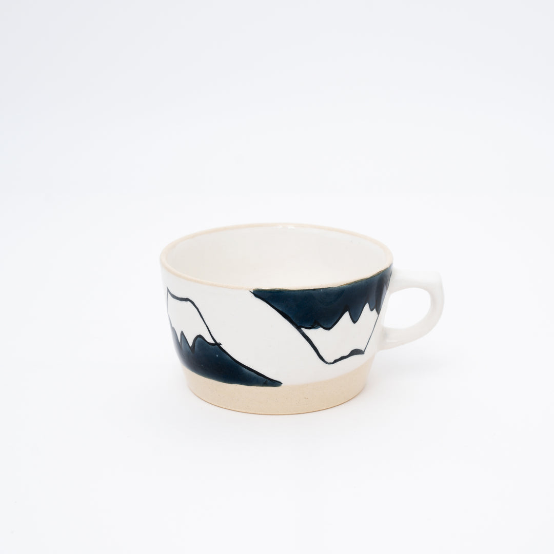 Handmade Hasami Mt.Fuji Soup Cup