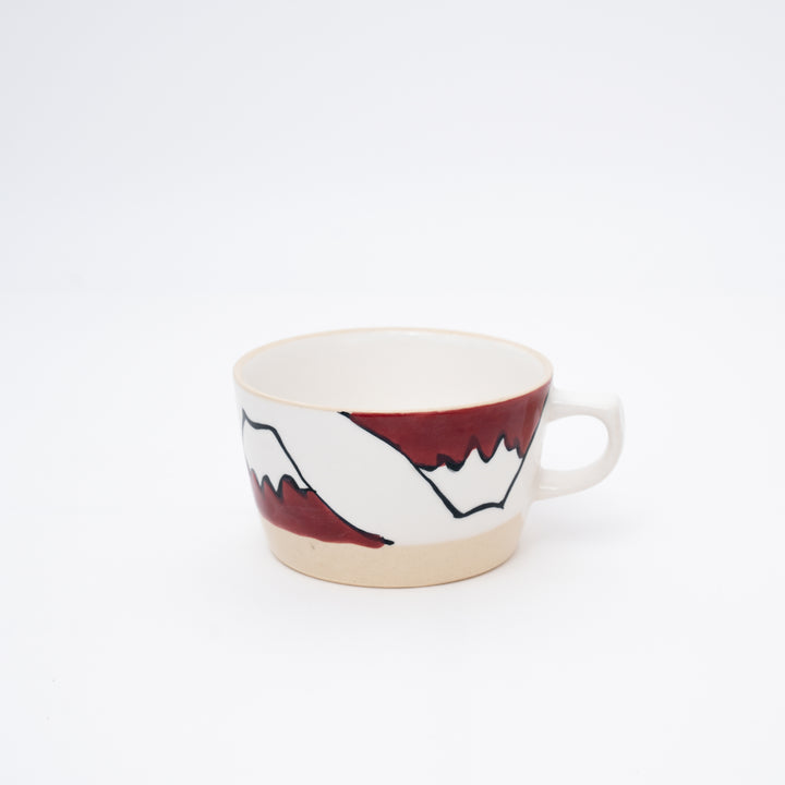 Red Mt.Fuji Mug