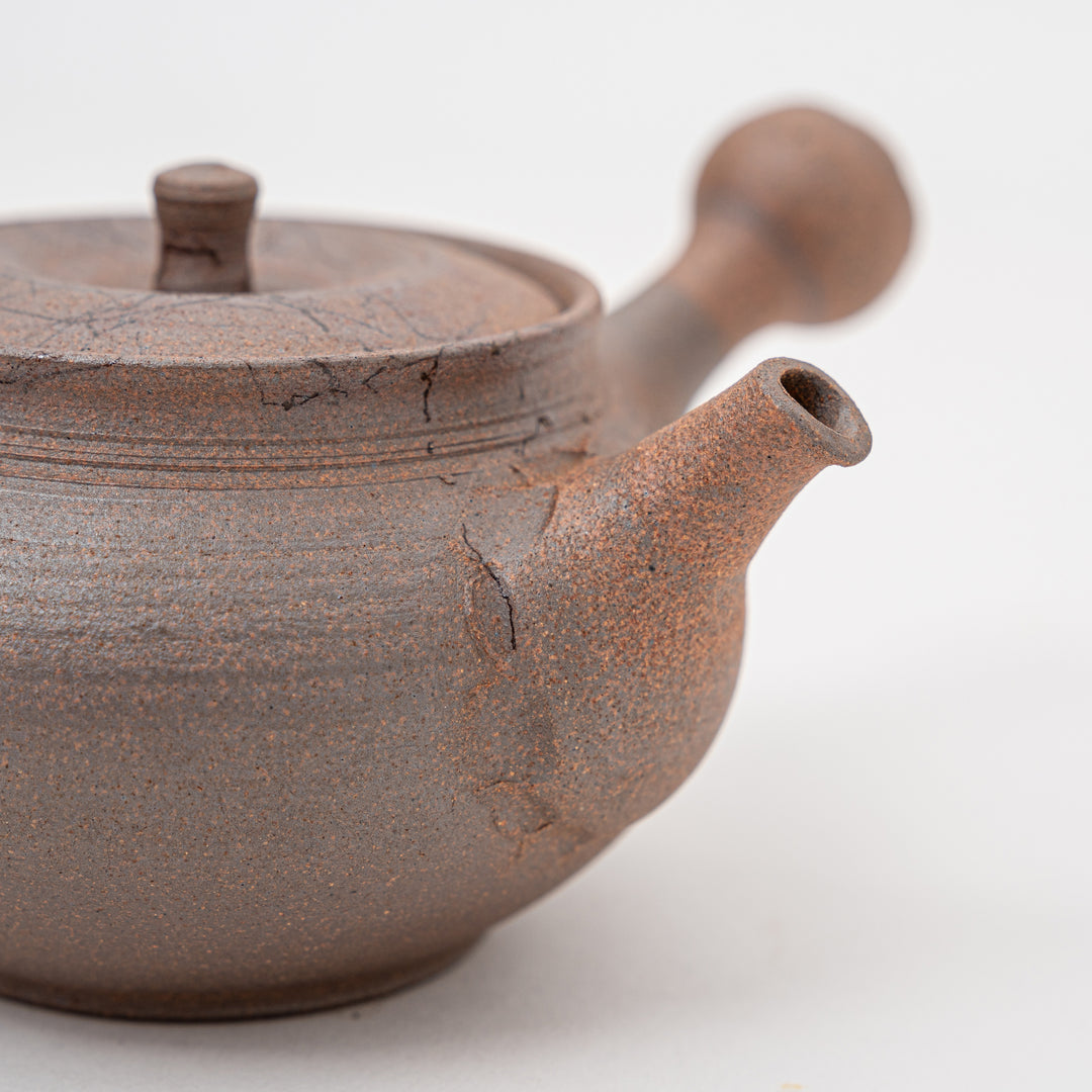 Handmade Tokoname Teapot by Shimizu Hokujo 清水 北條