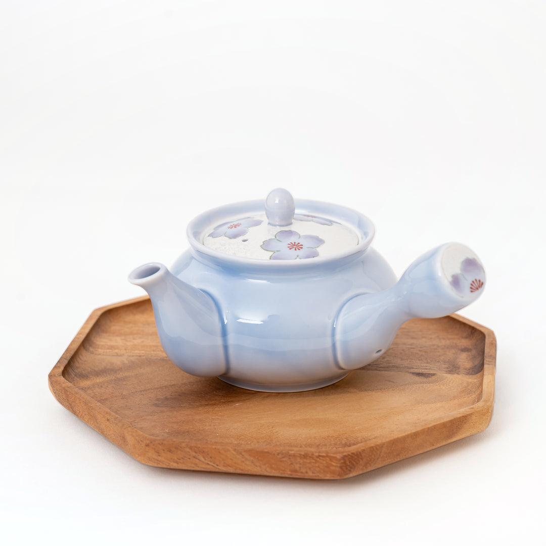 ITM6173 Japanese lilac purple teapot with side handle