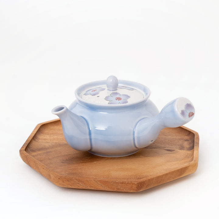 ITM6173 Japanese lilac purple teapot with side handle