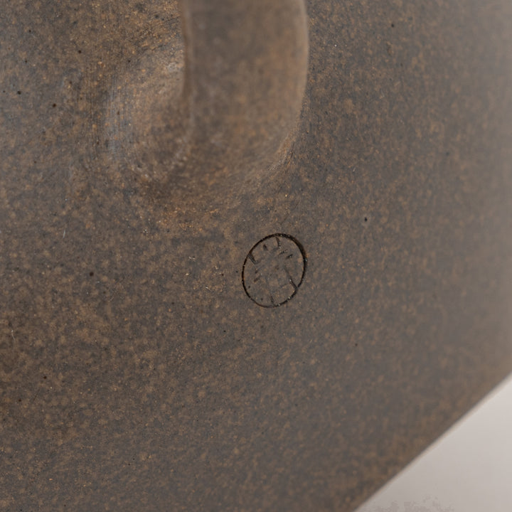 Japanese ceramic sasame strainer tea pot by Seiho