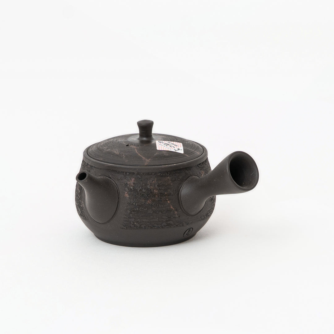Gyokko Tokoname black-brown chayohen matsukawa kyusu teapot 150 mL