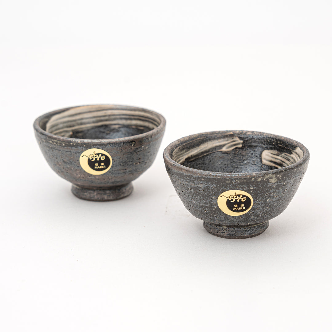 Handmade Black Kiln Change Sake Cup